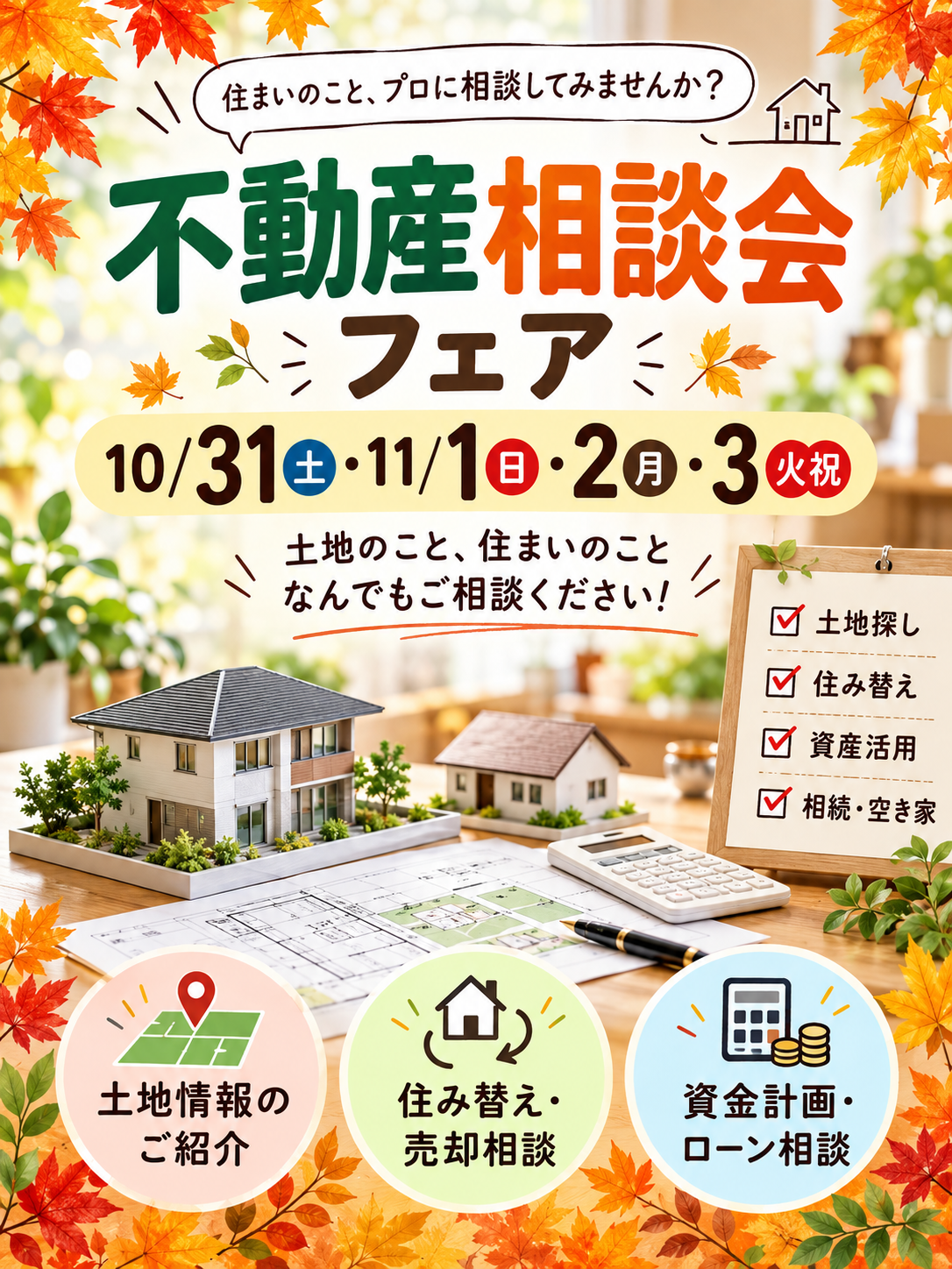 不動産相談会フェアの案内画像